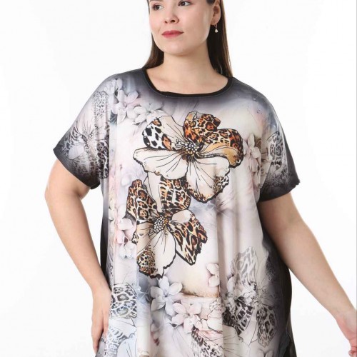 221520 TOPTAN DESENLİ BLUZ toptan bayan giyim