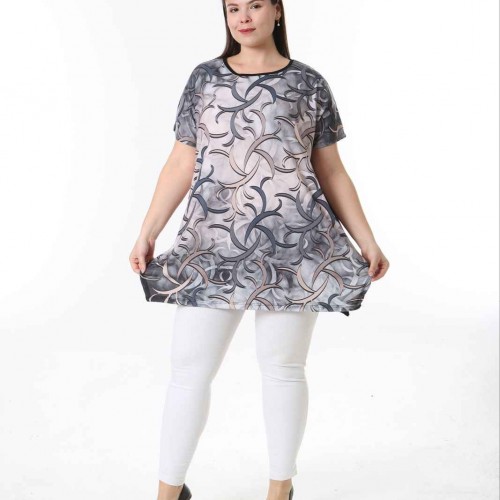 221521 TOPTAN DESENLİ BLUZ toptan bayan giyim