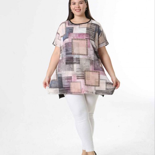 221531 TOPTAN DESENLİ BLUZ 221531 TOPTAN DESENLİ BLUZ toptan bayan giyim