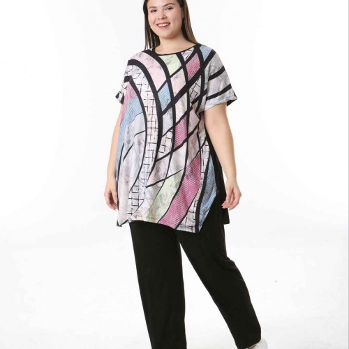 221540 TOPTAN DESENLİ BLUZ 221540 TOPTAN DESENLİ BLUZ toptan bayan giyim