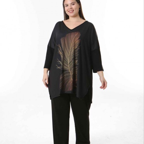 221563 TOPTAN DESENLİ BLUZ 221563 TOPTAN DESENLİ BLUZ toptan bayan giyim