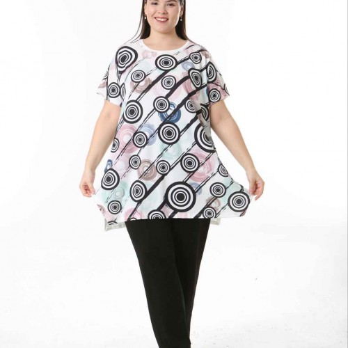 221566 TOPTAN DESENLİ BLUZ 221566 TOPTAN DESENLİ BLUZ toptan bayan giyim