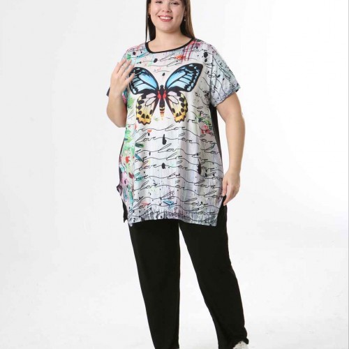 221577 TOPTAN DESENLİ BLUZ 221577 TOPTAN DESENLİ BLUZ toptan bayan giyim