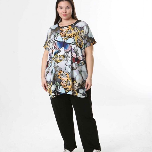 221579 TOPTAN DESENLİ BLUZ 221579 TOPTAN DESENLİ BLUZ toptan bayan giyim