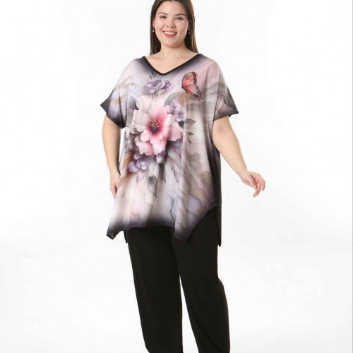 221591 TOPTAN DESENLİ BLUZ 221591 TOPTAN DESENLİ BLUZ toptan bayan giyim