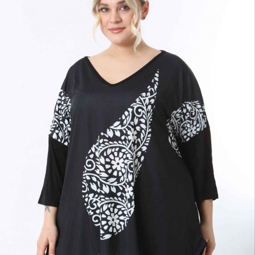 221628 TOPTAN DESENLİ BLUZ 221628 TOPTAN DESENLİ BLUZ toptan bayan giyim