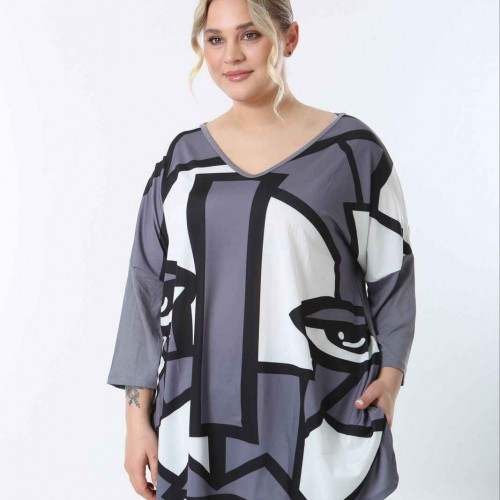 221635 TOPTAN DESENLİ BLUZ 221635 TOPTAN DESENLİ BLUZ toptan bayan giyim