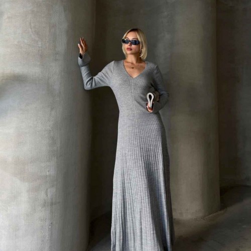 221701 TOPTAN GRİ ELBİSE 221701 TOPTAN GRİ ELBİSE toptan bayan giyim