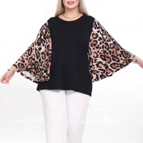 221819 TOPTAN SİYAH BLUZ toptan bayan giyim