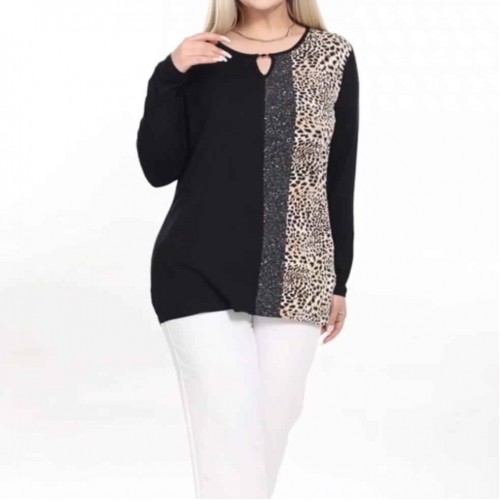 221822 TOPTAN SİYAH BLUZ toptan bayan giyim