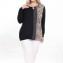 221822 TOPTAN SİYAH BLUZ toptan bayan giyim