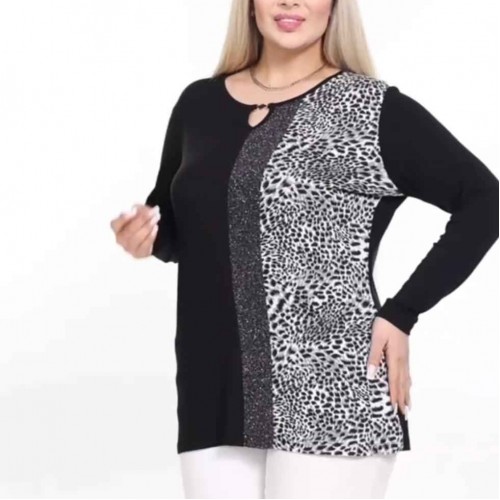 221823 TOPTAN SİYAH BLUZ toptan bayan giyim