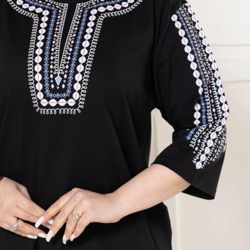 221830 TOPTAN SİYAH BLUZ toptan bayan giyim