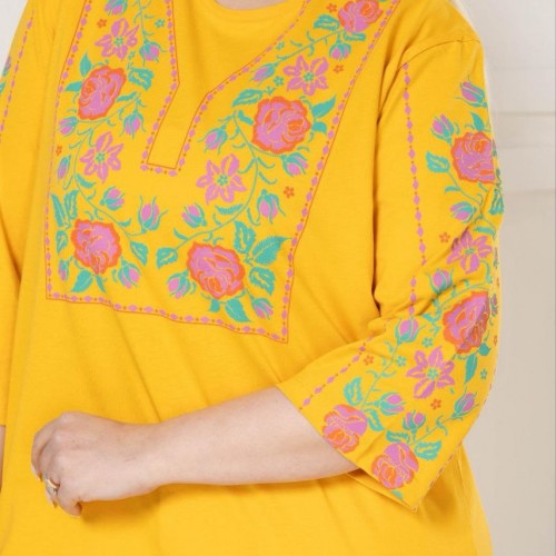 221838 TOPTAN SARI BLUZ toptan bayan giyim