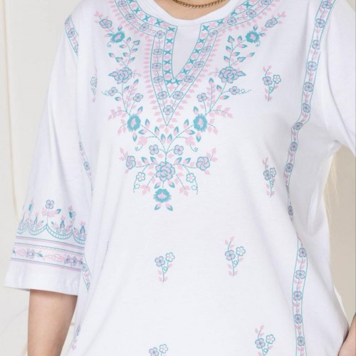 221853 TOPTAN BEYAZ BLUZ toptan bayan giyim