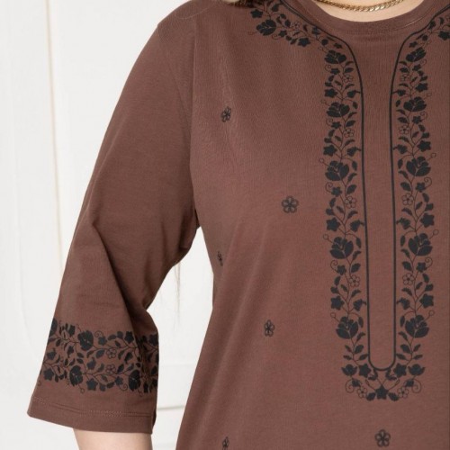 221862 TOPTAN KAHVE BLUZ toptan bayan giyim