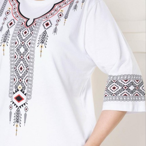 221874 TOPTAN BEYAZ BLUZ toptan bayan giyim