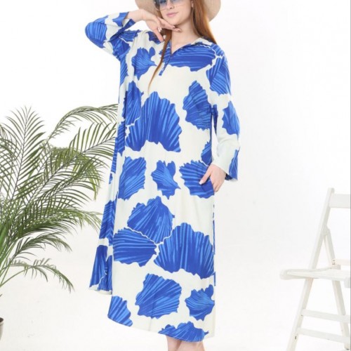 222021 TOPTAN DESENLİ ELBİSE toptan bayan giyim