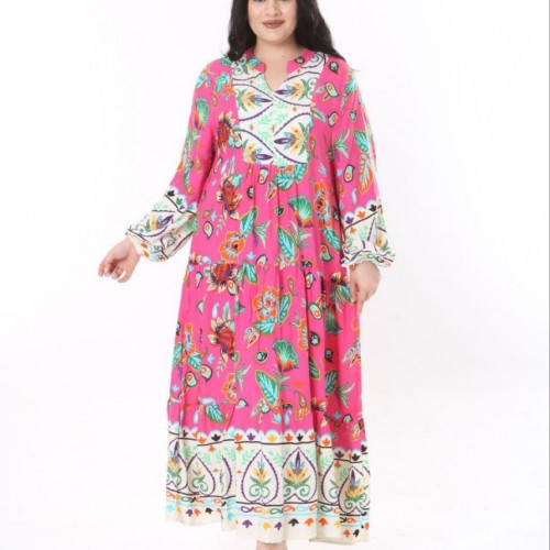 222022 TOPTAN DESENLİ ELBİSE toptan bayan giyim