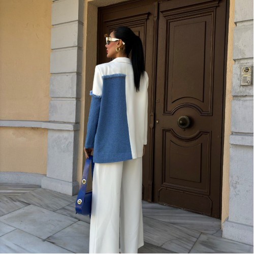 222773 TOPTAN EKRU PANTOLON TAKIM toptan bayan giyim