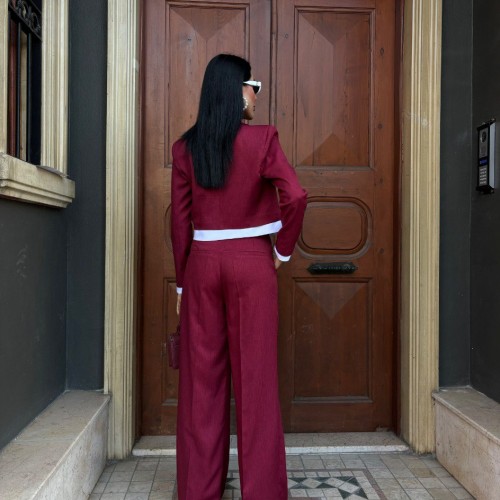 222798 TOPTAN MÜRDÜM PANTOLON TAKIM toptan bayan giyim
