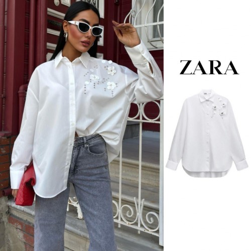 222805 TOPTAN BEYAZ GÖMLEK toptan bayan giyim