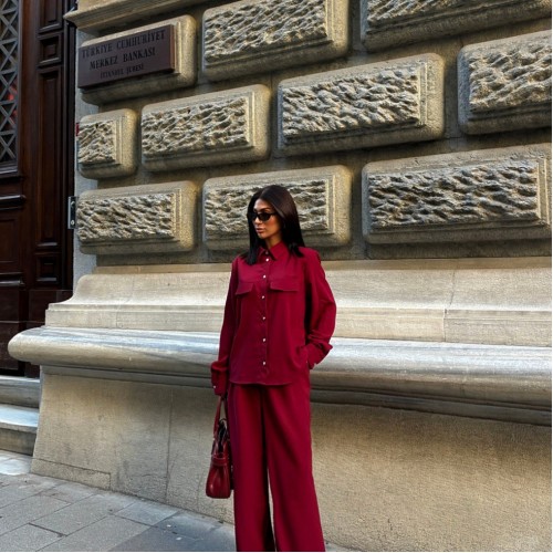 222910 TOPTAN ÇİZGİLİ GÖMLEK toptan bayan giyim