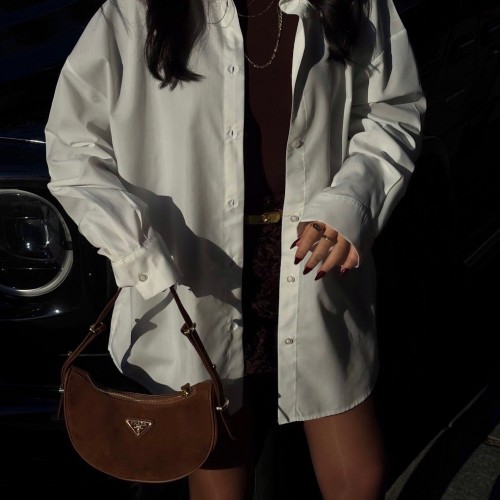 222923 TOPTAN BEYAZ GÖMLEK toptan bayan giyim