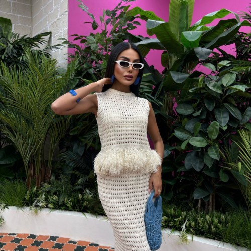 222970 TOPTAN BEYAZ ETEK TAKIM toptan bayan giyim