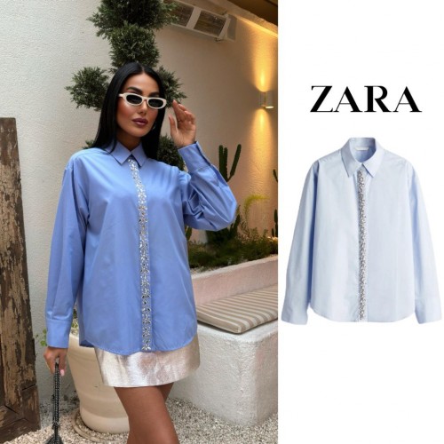 222973 TOPTAN BEBE MAVİ BLUZ toptan bayan giyim