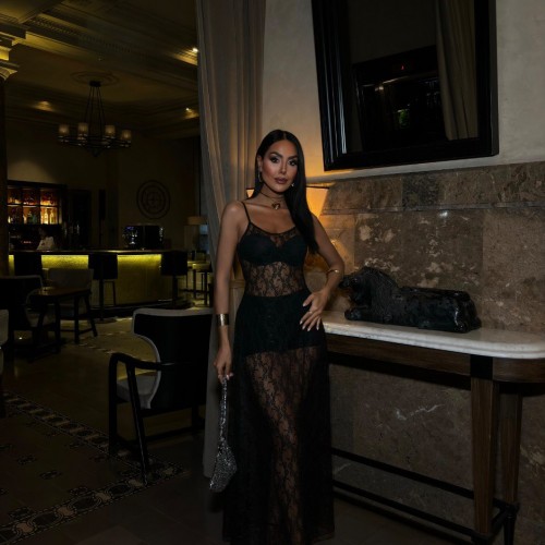 223086 TOPTAN SİYAH ELBİSE toptan bayan giyim