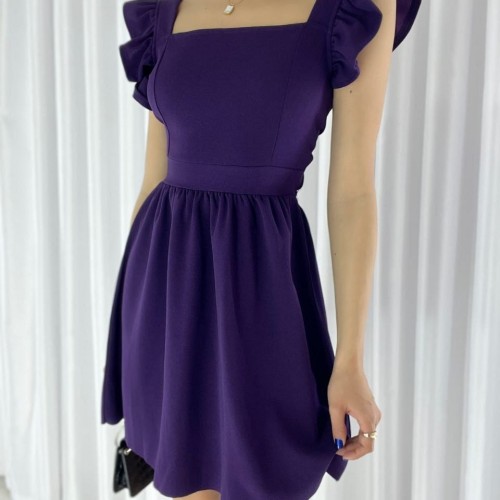 223669 TOPTAN MOR ELBİSE toptan bayan giyim