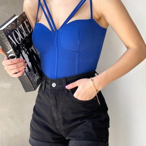 223685 TOPTAN SAKS BLUZ toptan bayan giyim