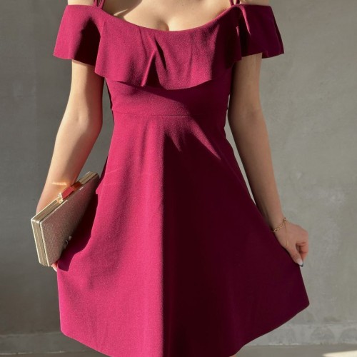 223744 TOPTAN MÜRDÜM ELBİSE toptan bayan giyim