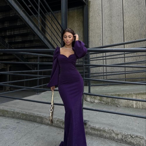 224009 TOPTAN MOR ABİYE toptan bayan giyim