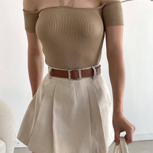 224118 TOPTAN BEJ BLUZ toptan bayan giyim