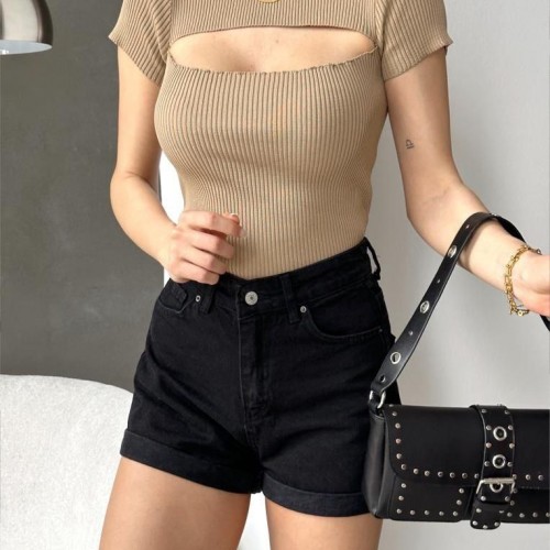 224276 TOPTAN BEJ BLUZ toptan bayan giyim