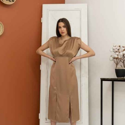 224686 TOPTAN VİZON ELBİSE toptan bayan giyim