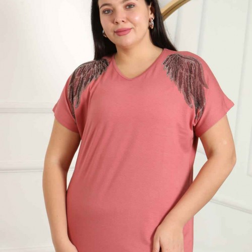 226125 SOMON BLUZ toptan bayan giyim