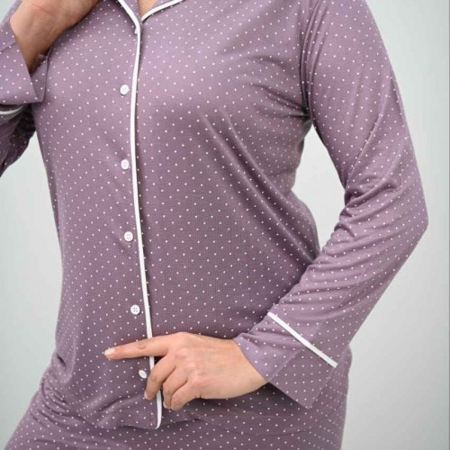 226504 LİLA EŞOFMAN TAKIM toptan bayan giyim