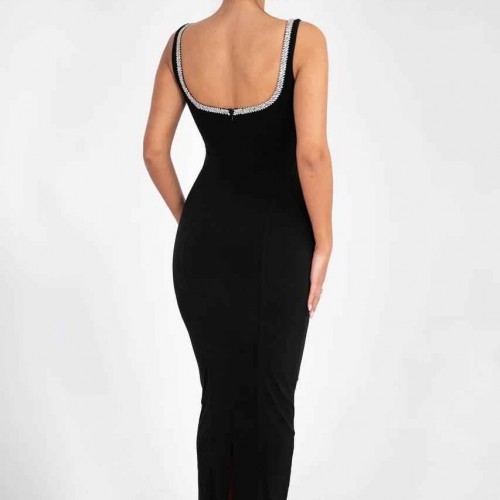 227713 TOPTAN SİYAH ABİYE toptan bayan giyim