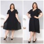 227734 TOPTAN SİYAH ELBİSE toptan bayan giyim