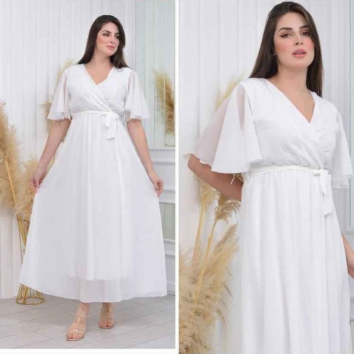 227770 TOPTAN DESENLİ ELBİSE toptan bayan giyim