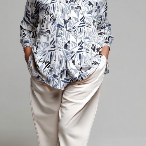 227863 TOPTAN DESENLİ GÖMLEK toptan bayan giyim