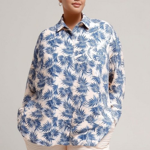 227864 TOPTAN DESENLİ GÖMLEK toptan bayan giyim