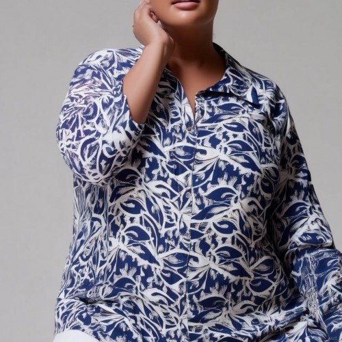 227865 TOPTAN DESENLİ GÖMLEK toptan bayan giyim