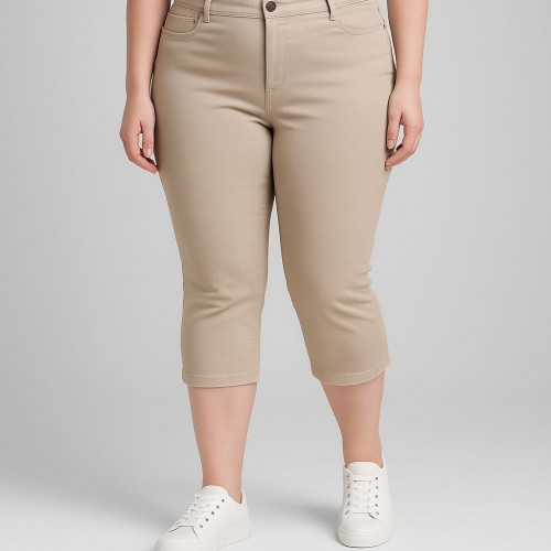 227866 TOPTAN BEJ PANTOLON toptan bayan giyim