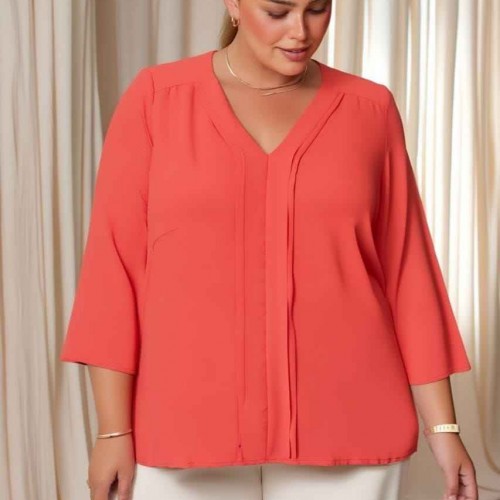 227913 TOPTAN NAR ÇİÇEĞİ BLUZ toptan bayan giyim