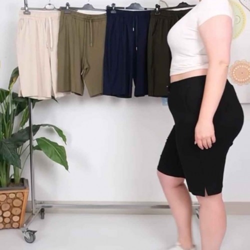 227950 TOPTAN HAKİ ŞORT toptan bayan giyim