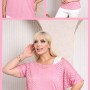 227961 TOPTAN PEMBE BLUZ toptan bayan giyim